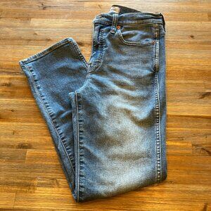Madewell Stovepipe Classic 5 pocket light wash medium rise stretch denim size 25
